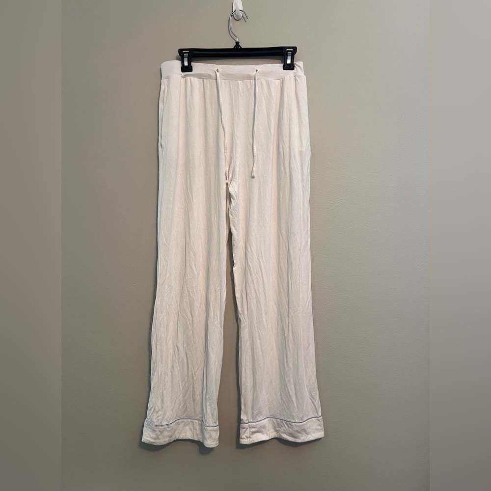 White Cozy Earth Bamboo Pajama Pants